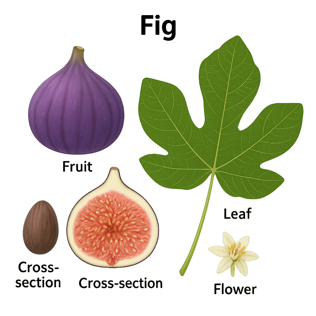 Fig botanical illustration